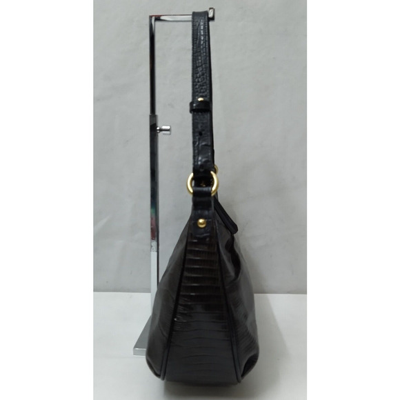 Brahmin Bekka Brown Leather Zipper Closure Hobo Shoulder Bag - Picture 5 of 16